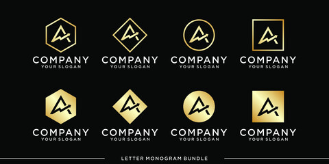 creative abstract monogram initial c, logo design vector template