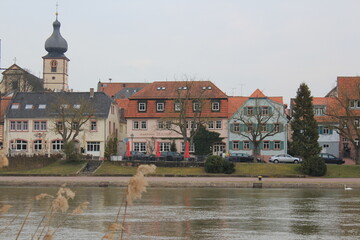 city shape of marktheidenfeld in winter