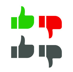 like and unlike labels