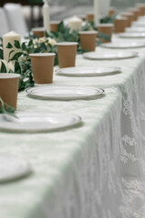 wedding table setting