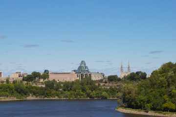 City scape on a sunny day