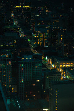 City Scape Of Montreal At Night 2