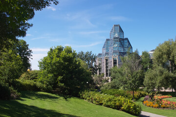 City scape on a sunny day