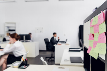 Routine office work in a large car insurance company. Rank and file Managers and heads of departments