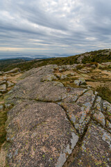 Fototapeta na wymiar View from Cadillac Mountain, Acadia National Park, Maine