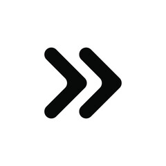 Obraz premium Vector icon set for website arrows to the right. Next button icon collection