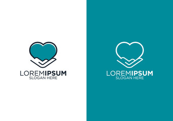 Charity logo design template
