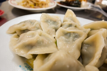 boiled jiaozi dumpling