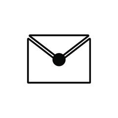 Message and envelope icon vector collection