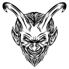 The demons with the scare face and glare eye