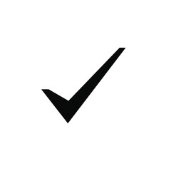 Check mark vector icons. Checklist icon symbol. 