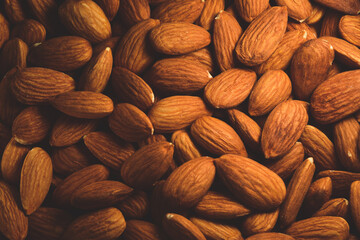 A lot of organic Almonds