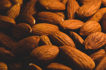 A lot of organic Almonds