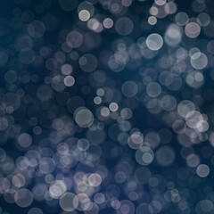 Blue blur bokeh background illustration