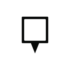 Location icon vector. Pin sign. Navigation vector collection