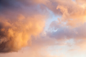 Fototapeta premium Sunset cloudy sky texture background