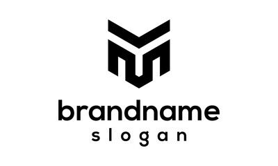 Letter M modern logo design vector EPS 10