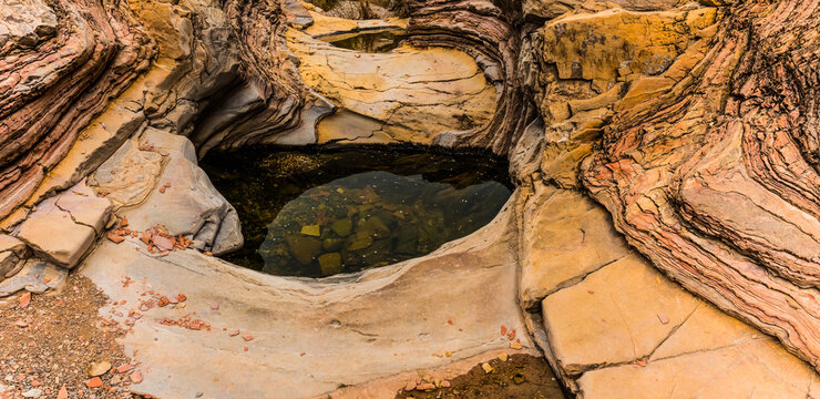 The Pools of Ernst Tinaja,Big Bend National Park,Texas,USA