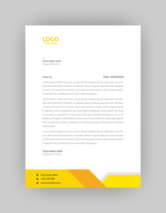 Professional Letterhead Template in flat style, letterhead set or bundle. Letterhead Template Graphics, Designs & Templates