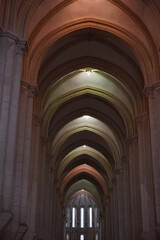 Abbey in Alcobaca,  Monastery in Portugal.. UNESCO World Heritage Site.