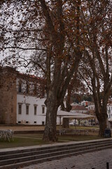 Alcobaca, village with Monastery in Portugal.. UNESCO World Heritage Site.