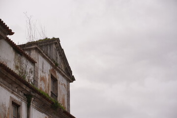 Alcobaca, village with Monastery in Portugal.. UNESCO World Heritage Site.