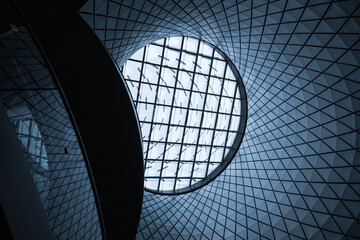 Futuristic Blue Ceiling