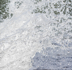 Background abstract graphic of splashing water