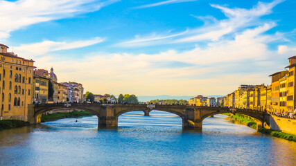 Obraz premium ponte vecchio florence italy
