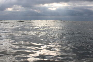Fototapeta premium clouds over the sea