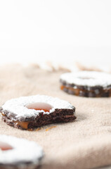 Vegan Chocolate Caramel Sandwich Cookies