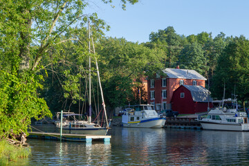 Public docks at Vergennes, Vermont