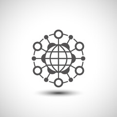 Technology logo illustration