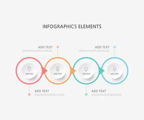 Presentation business infographics template. Vector illustration.

