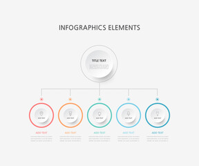 Presentation business infographics template. Vector illustration.
