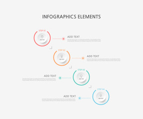 Presentation business infographics template. Vector illustration.
