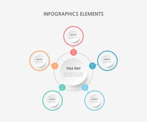 Presentation business infographics template. Vector illustration.
