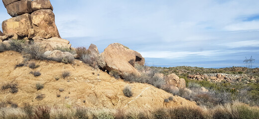 Fototapeta na wymiar rock formations in the desert