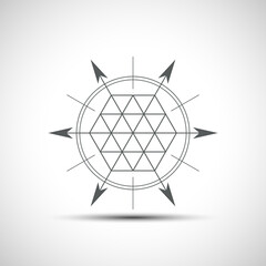 Fototapeta premium Abstract sacred symbol