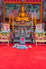 Samut Prakan / Thailand / June 7, 2020 : Wat Noi Suwannaram It was built on 25 January 1971 by Mrs....