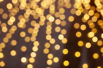 Abstract bokeh night in city background.