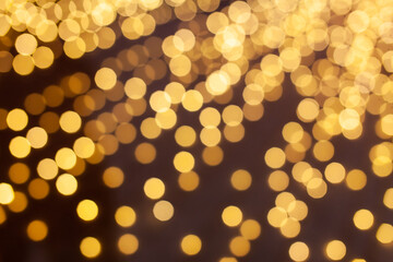 Abstract bokeh night in city background.