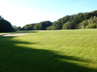 golf course in the morning