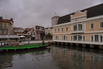 Aveiro, beautiful village of Portugal. The Venice of  Portugal.