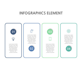 Presentation business infographics template. Vector illustration.
