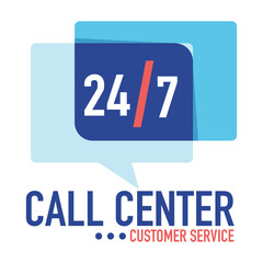 Call center customer service 24 7 support for clients banner