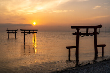 佐賀県太良町　海中鳥居