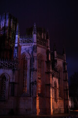 Fototapeta premium Monastery of Batalha at night. Portugal. UNESCO World Heriatge Site