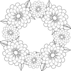 vector illustration of a flower