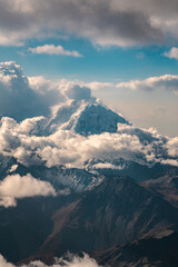 Snow Montains The Andes From